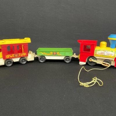 Vintage Fisher Price Little People Circus Train