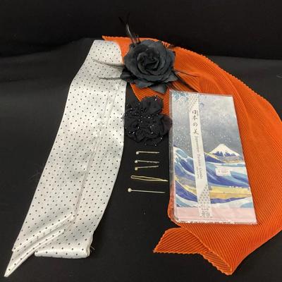 Assorted Scarves And Hair Accessories 