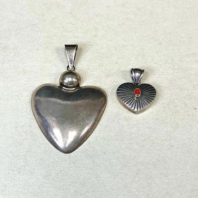 Sterling Silver Heart Pendants