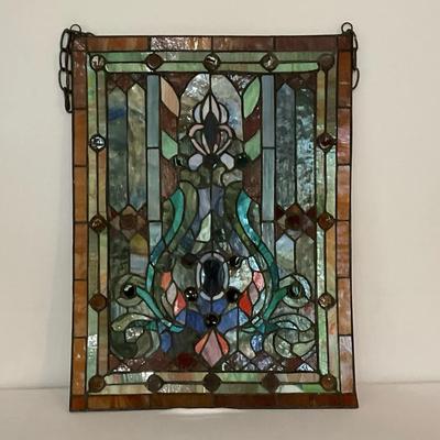 Colorful Stained Glass Panel