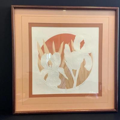 Serigraph Titled “Iris” By David Allgood 