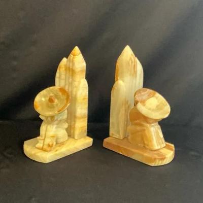 Carved Mexican Bookends