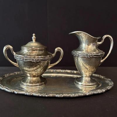 Sterling Silver Sugar & Creamer Set