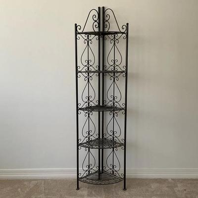 Collapsible Metal Corner Storage Rack