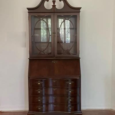 Georgian Chippendale Design Secretary Desk 