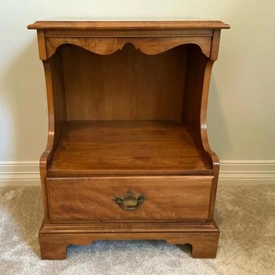 Solid Wood Nightstand 