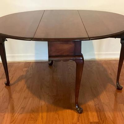 Dark Wood Gate Leg Table