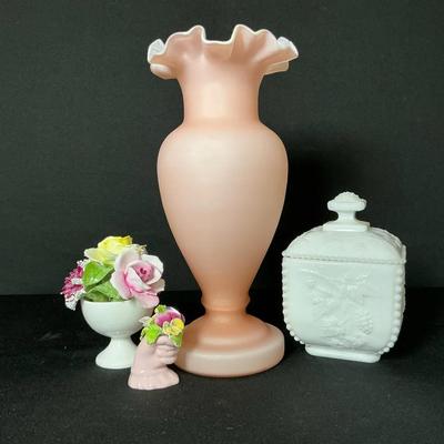 Decorative Florals And Vase 