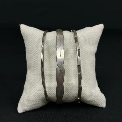 Sterling Silver Bangle Bracelets