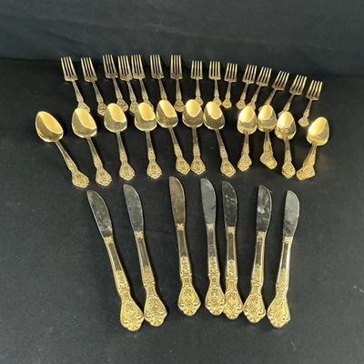 Rogers Gold - Plated stainless Steel Flatware