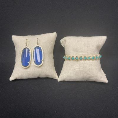 Kendra Scott Earrings And Bracelet