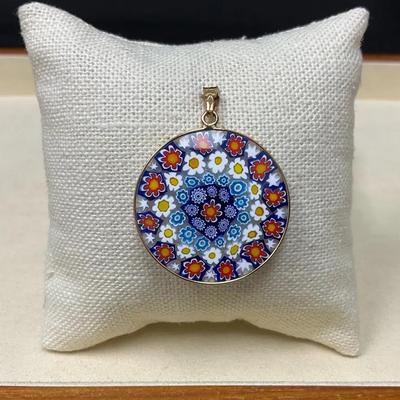 Murano Glass Millefiori Pendant