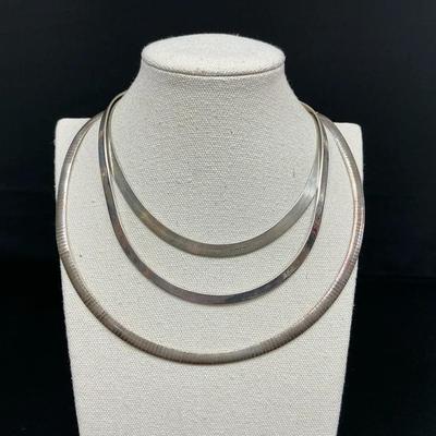 Sterling Silver Necklaces And Torque