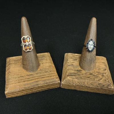 14K Gemstone Rings 