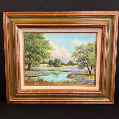 Original Oil On Canvas Signed By Clem Otis