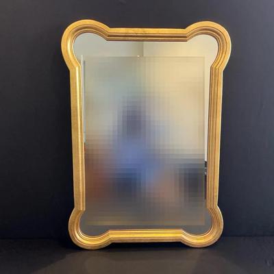 Vintage Italian Giltwood Arched Mirror 
