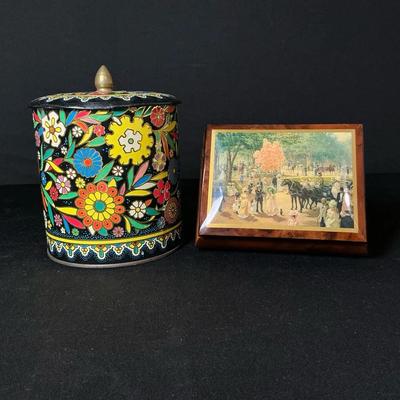 Two Decorative Containers 