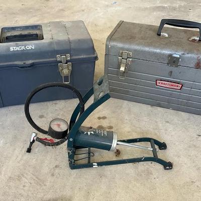 Two Craftsman Tool Boxes With Random Tool Lot 