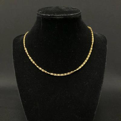 Vintage Trifari Paperclip Necklace 