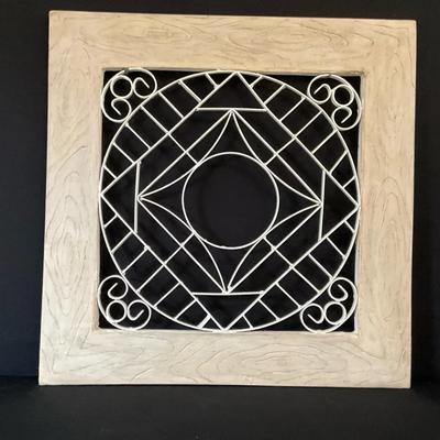 Iron Scroll Wall Plaque