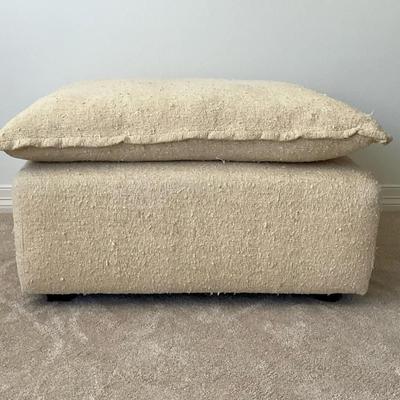 Large Upholstered Ottoman 