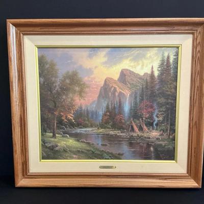 Thomas Kinkade Limited Edition Print “The Mountains Declare His Glory”