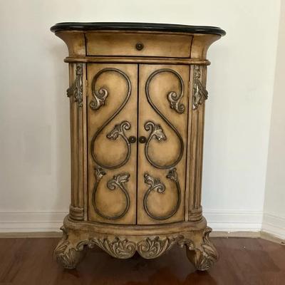 Corner Cabinet with Stone Top