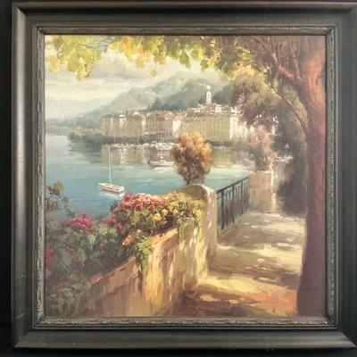 Scenic Harbor Framed Art