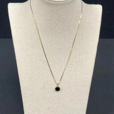 1/20 12K GF Pendant With A 14K Chain 