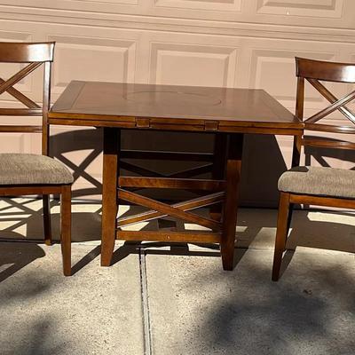 Drop Leaf Dining Table & Chairs