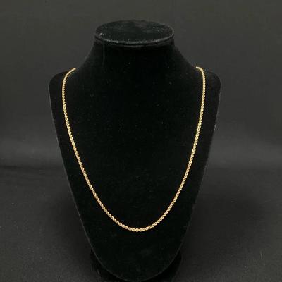 Twisted Braided Necklace 