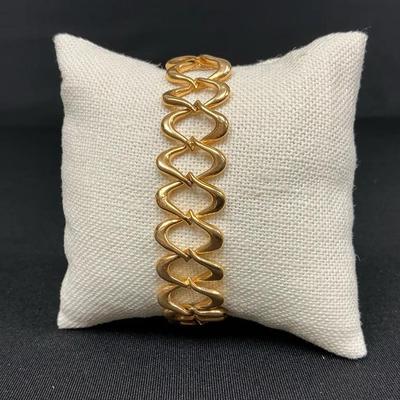Gold Link Chain Bracelet 