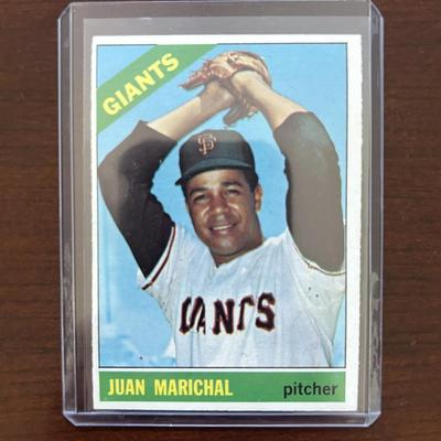 1966 Topps Baseball Card. Juan Marichal - Giants. Card #420