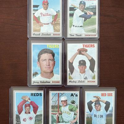 1970 Topps Baseball Cards. High Number Series Cards