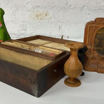Various Vintage And Antique Objects With An Official Hygrometer, Victorian Letter Seal And More 