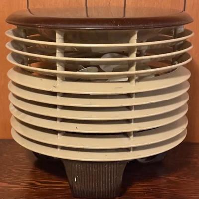 Victron Ottoman Or Hassock Fan, MCM Room Air Circulator By Victor Electronics