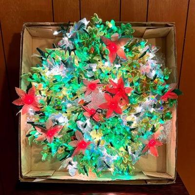 Holiday Living Brand 24 Inch Lighted Holographic Wreath