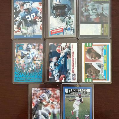Vintage Football Cards. Barry Sanders Rookie Card and More
