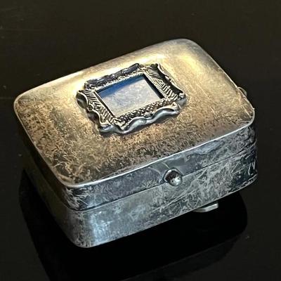 Vintage Diminutive Sterling Silver Music Box
