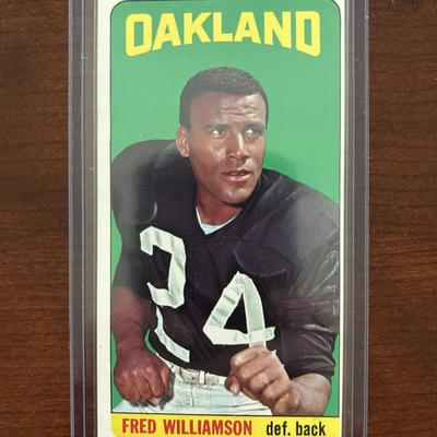 1965 Topps Football Tall Boy Football Cards. Fred Williamson. Card #152