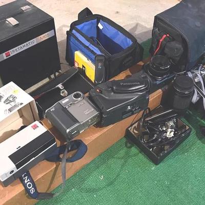 Six Cameras , Sony, Kodak And Panasonic With Canon Lens And More 