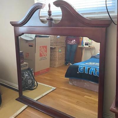 Large Cherry Wall Mirror