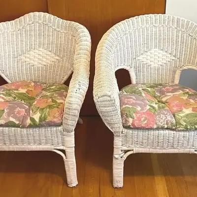 Two Wicker Chairs