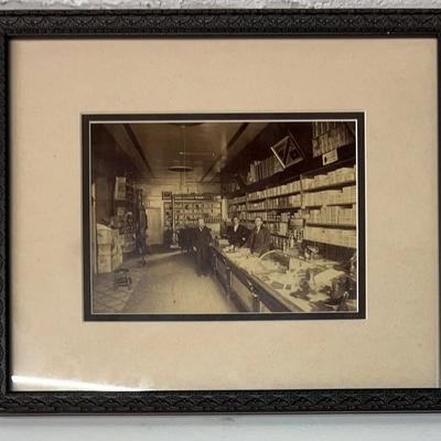 Victorian Era Photograph Of A Shoe Store 