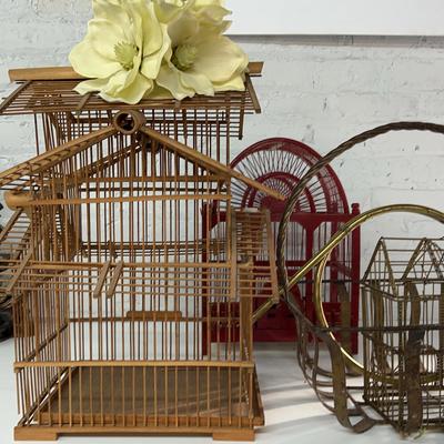 Two Birdhouses, A Bracket, A Basket And More 