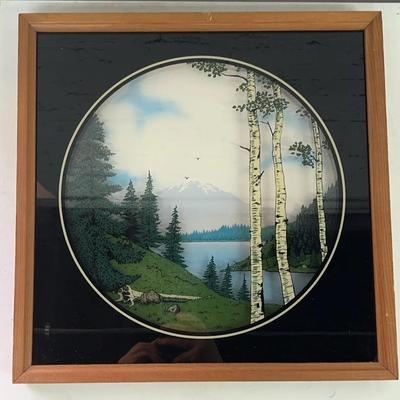 3D Painting On Glass