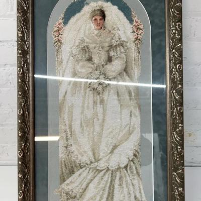 Embroidery Picture Of A Bride 