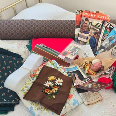 Vintage Fabric Men And Women's Knitting Catalogs