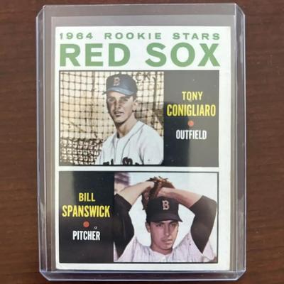 1964 Topps Baseball Card. Boston Red Sox Rookie Stars - Tony Conigliaro. Card #287