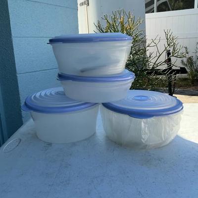 Tupperware Stuffables Containers Lot Of 4